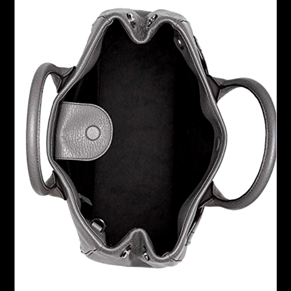 NWT Marc Jacobs Black Pebble Leather Empire City Tote Bag - Picture 7 of 10